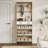 New Wooden Shoe Cabinet, 3 Doors And 2 Drawers, Equipped With Hangers And Spacious Storage Space
