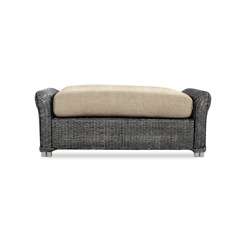 Reflections Outdoor Ottoman, Sandberg Flax, Mink