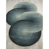 Mitomo Hand Tufted Abstract Area Rug