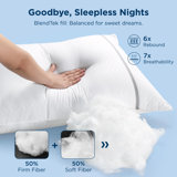 Bedsure Hotel Pillows Fluffy Bed Pillows for Sleeping with Breathable Cover Soft