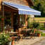 Garden Sanctuary 350cm W x 300cm D Polyester Cover Retractable Freestanding Awning