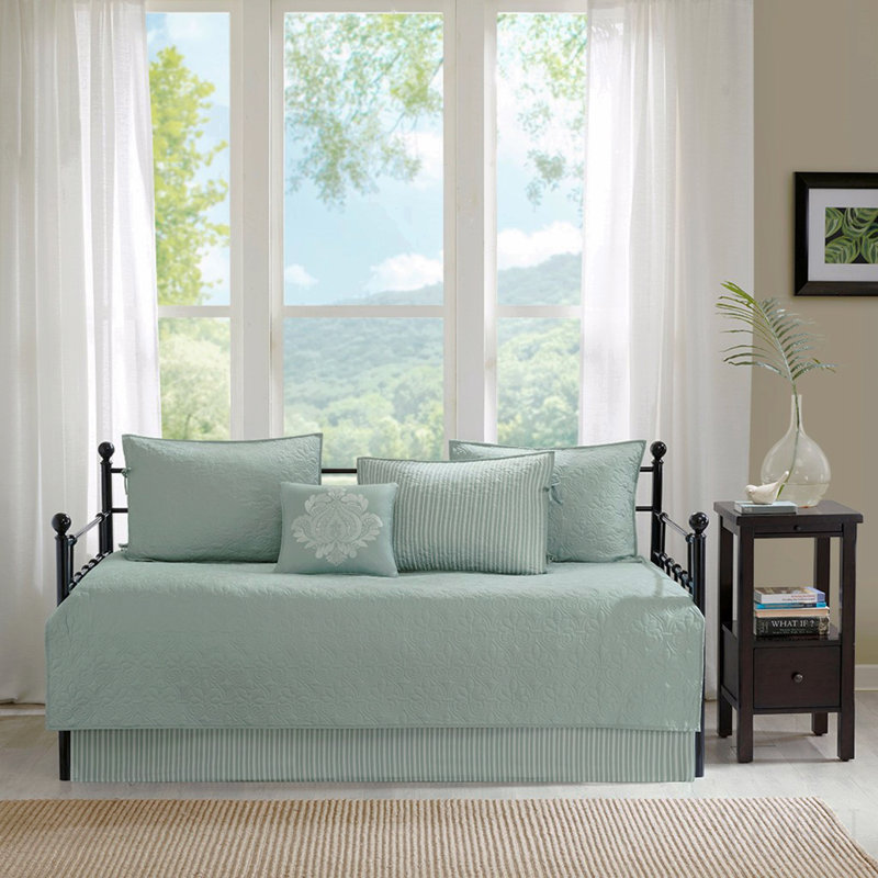Ensemble de housse pour lit de jour réversible 6 pièces Seafoam