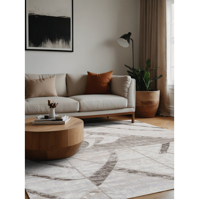 Tapis gris lavable à la machine