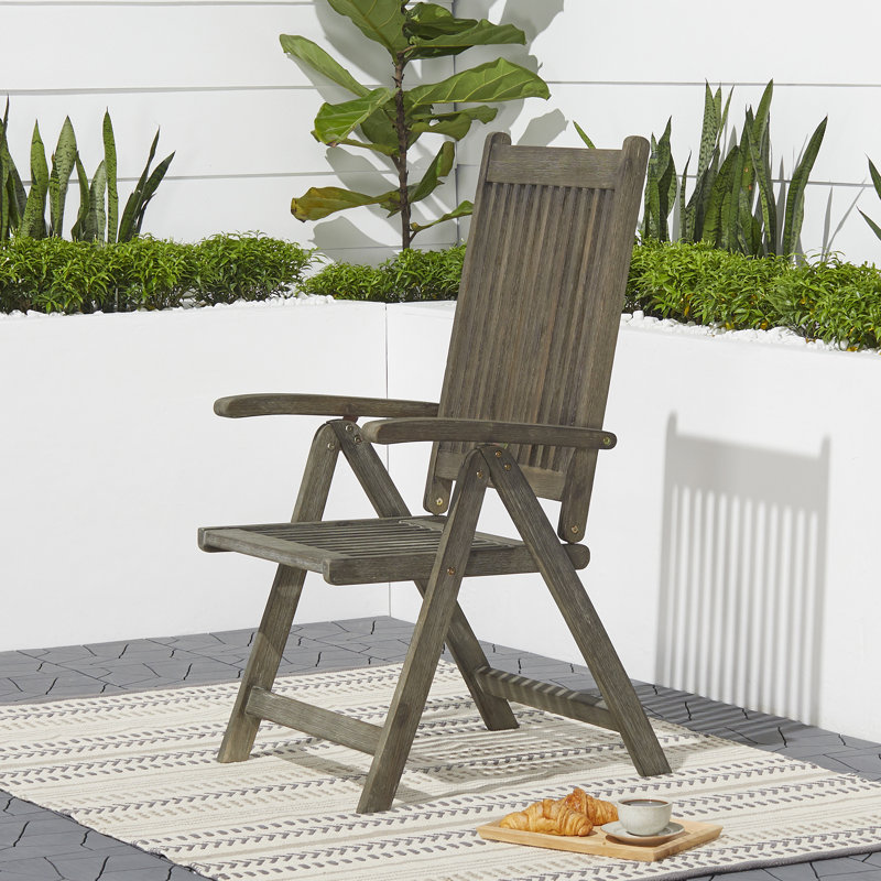 Chaise de patio inclinable