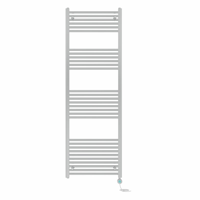 Kendal Straight Towel Rail Heated Towel Rails, 180cm H x 60cm W x 3cm D, Chrome