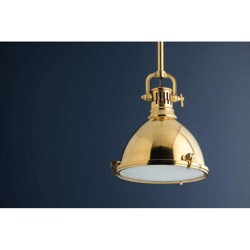 Pelham 1 - Light Pendant, 14.75'' H X 11.75'' W X 11.75'' D, Aged Brass