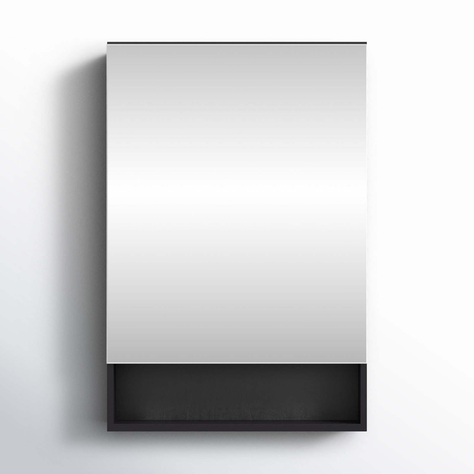 Sloane Wall Mounted Medicine Cabinet, Black