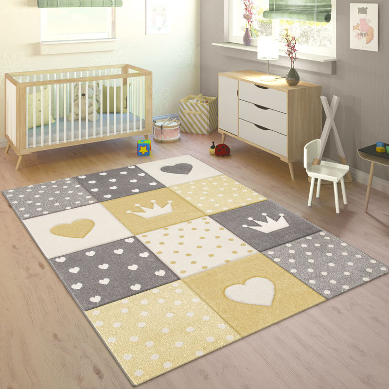 Coan Rug, Rectangle 140 x 200cm, Beige/Cream/Grey