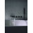 74.8" x 39.8" Brown Concrete Oval Deep Soaking Freestanding Bathtub-97549053