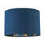 20cm H Fabric Drum Lamp Shade ( No Direct Attachment Method ) in Blue