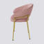 Chaise d'appoint rembourrée Lyre