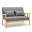 Macclesfield 2 Seater Linen Blend Loveseat-1928112982