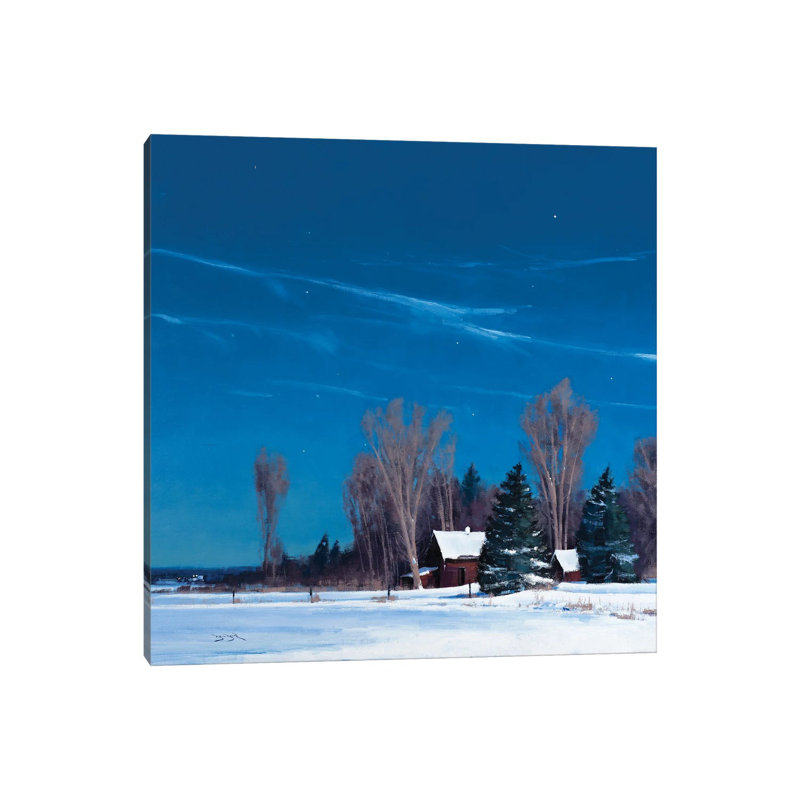 Relics By Moonlight by Ben Bauer - Wrapped Canvas Painting, 93.98 cm H x 93.98 cm W x 1.91 cm D