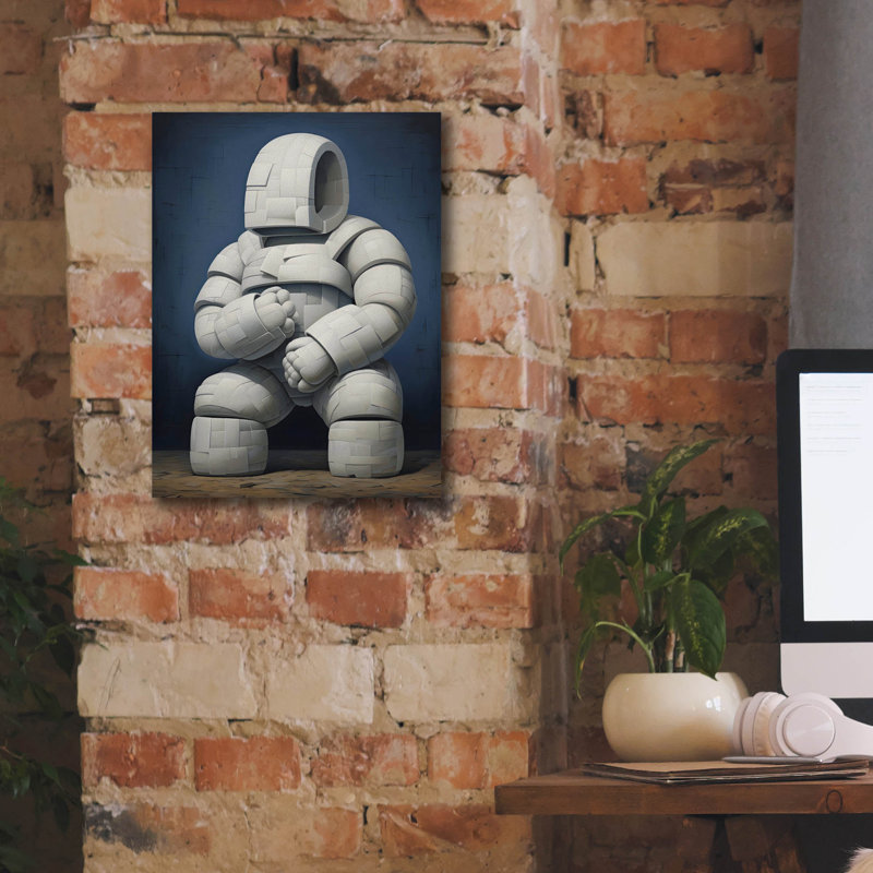 Ivy Bronx, «Abstract Sumo» par Andreas Magnusson, art mural sur toile, 26 po x 34 po, H 16 po x l 12 po x P 0,75 po