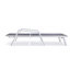 Outdoor Aluminum Chaise Lounge Armchair with Fire Pit Side Table-88151385