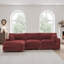 Canapé modulaire réversible 3 pièces rembourré en flanelle de fourrure de lapin avec canapé modulaire et coussins 3 pièces-2101244172-2101244173