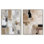 Ensemble de décorations murales bohème moderne et minimaliste par Art Remedy, cadre argenté, 24 x 30