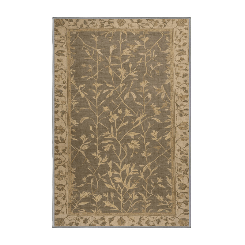  Tapis lavable avec légumes chickweed, Rectangle de 5 pi x 8 pi