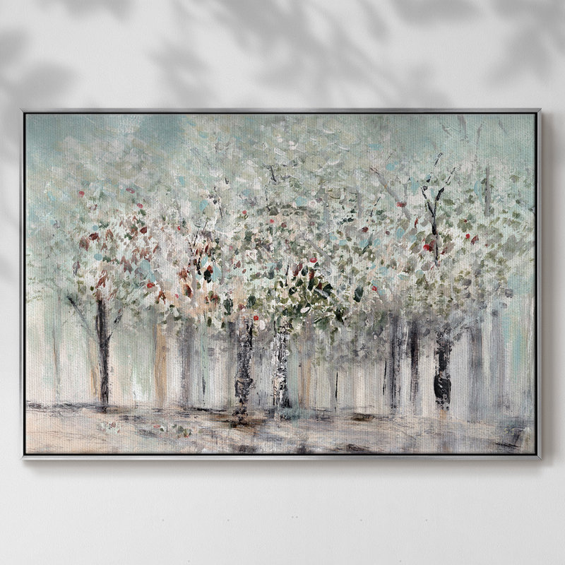 «Morning's Soft Light», reproduction sur toile encadrée, H 17 po x l 25 po x P 2 po, Argent