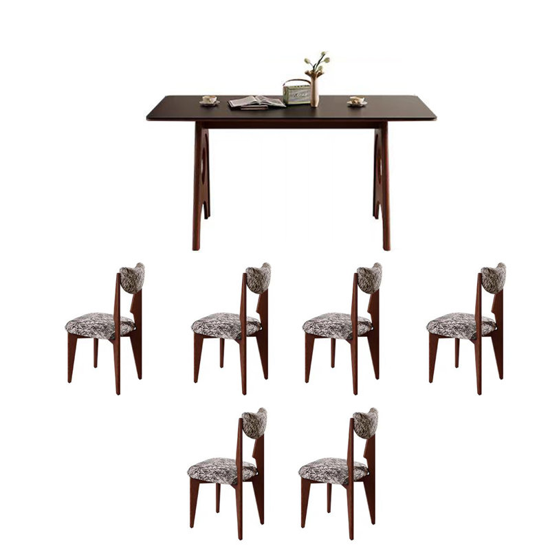 French retro table and chair combination