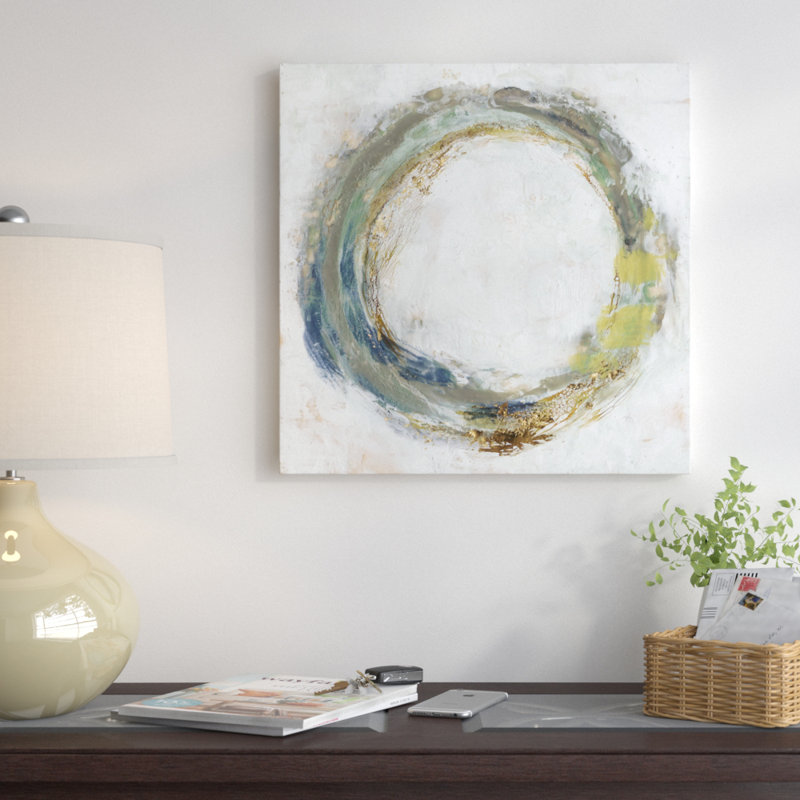 « fluid orbit ii », reproduction d’art sur toile, H 37 po x l 37 po x P 1,5 po, Toile tendue