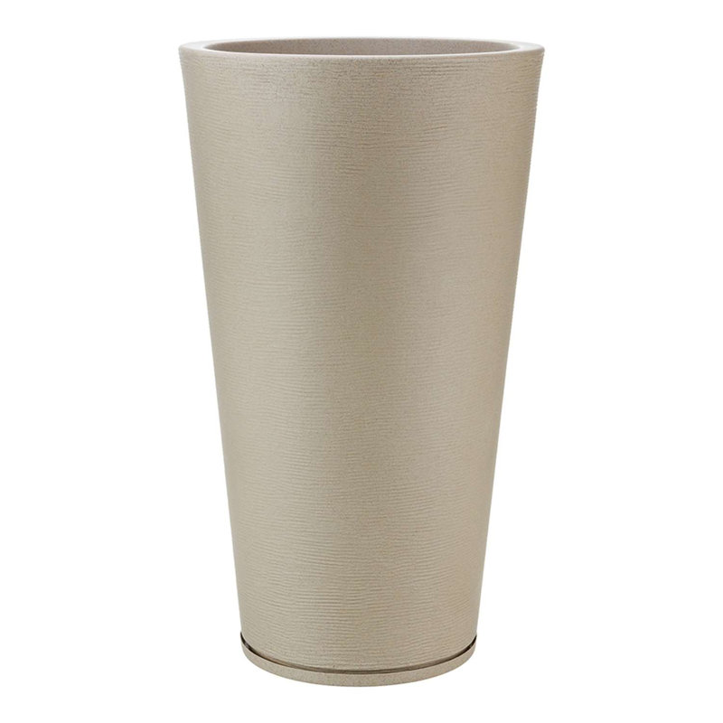 Genebra Pot Planter, Beige, 31.5" H x 18.11" W x 18.11" D