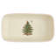 Spode Christmas Tree Tartan 2Pc Rect Servr W/Slt Sp