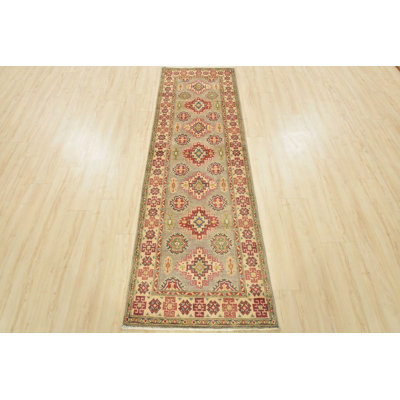 One-of-a-Kind 2'8'' X 8'2'' New Age Wool Area Rug in