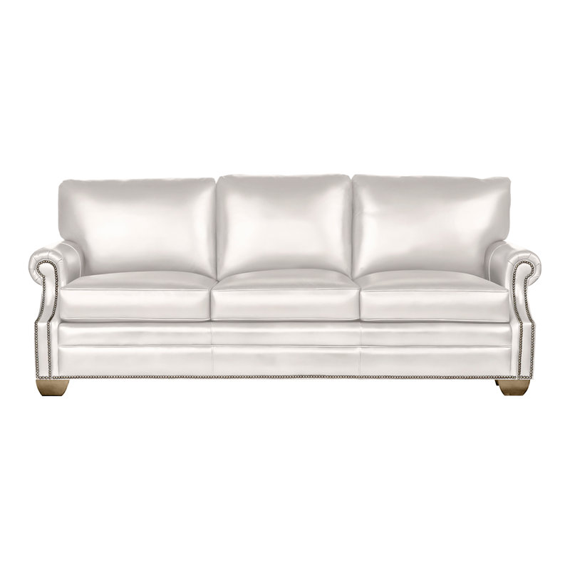 Gutherly Sofa, Yes, Regent Chalk Genuine Leather, Hampton