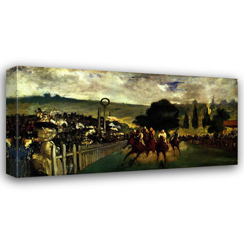 Races at Longchamp, 20'' H x 40'' W