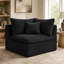 Fauteuil d'appoint rembourré Ashville Chenille-130186107