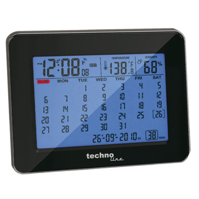Digital Alarm Tabletop Clock in Black