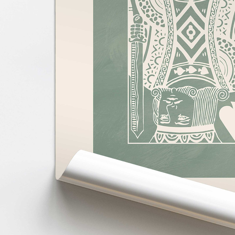 Sage King Card Rolled Print, 16" x 12"