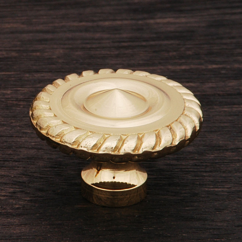 CK Series Knob, Polished Brass