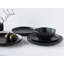 Creatable, Natural Organic Black, 12-Piece Plate Set