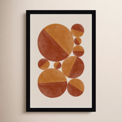 Paley "Burnt Orange Bols" Print