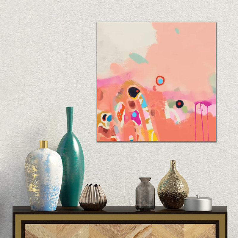 Coral Summer by Ana Rut Bré - Gallery-Wrapped Canvas Giclée on Canvas, Wrapped Canvas, 45.72 cm H x 45.72 cm W x 3.175 cm D