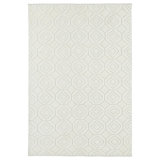 Cream Moroccan Wool Rug - 4'10" x 8'8"