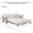 In 1 Sleeper Sofas, 86.5 Inch Chenille Modern Couch For Home