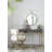 Iron Frame Vertical Round Mirror