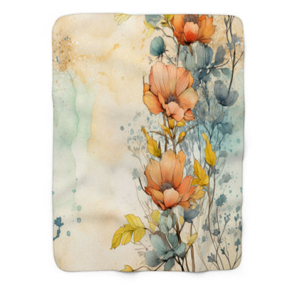 Bouquet grunge - couverture de qualité supérieure 1 pièce