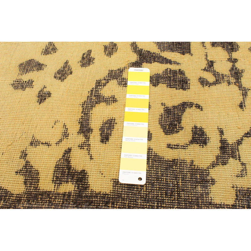 Tapis unique en laine noué à la main de couleur transition des années 1980 de 9 pi 8 po x 12 pi 6 po Azerion