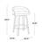 Fixed-Height Counter Stool with Swivel