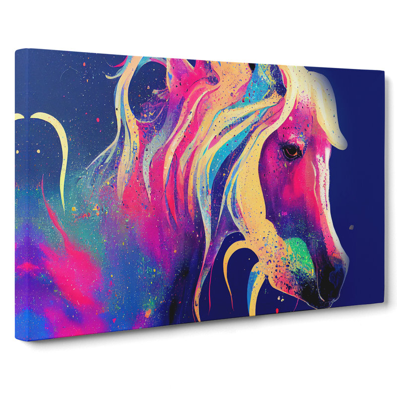 Horse Splash Vol.2 - Wrapped Canvas, 50cm H x 76cm W x 3cm D