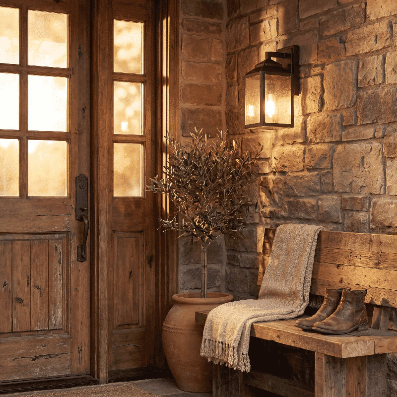 Arpie Outdoor Wall Lantern, 11.25" H x  5" W x 5.88" D