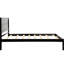 Lit plateforme simple, tête de lit et support à lattes en bois fiable, lit à sommier sans tête de lit, sommier, fonctionnel-174397224-174397225