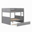 Hermanni Kids Full Over Full Bunk Bed with Trundle-1366867461