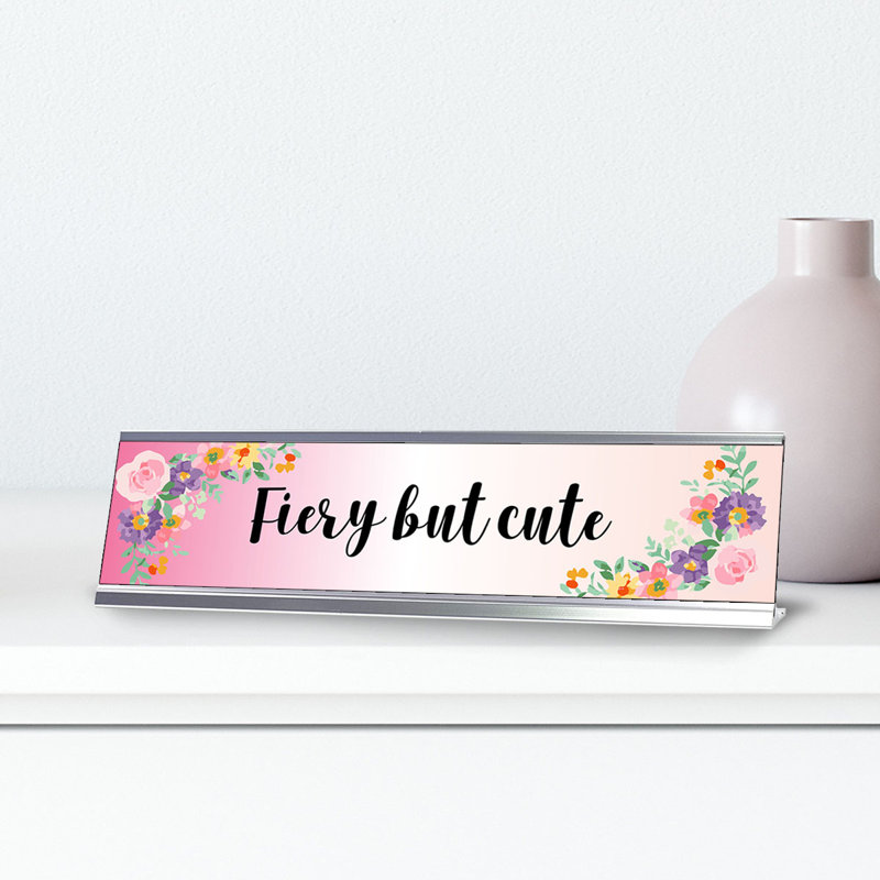 Enseigne de bureau Floral