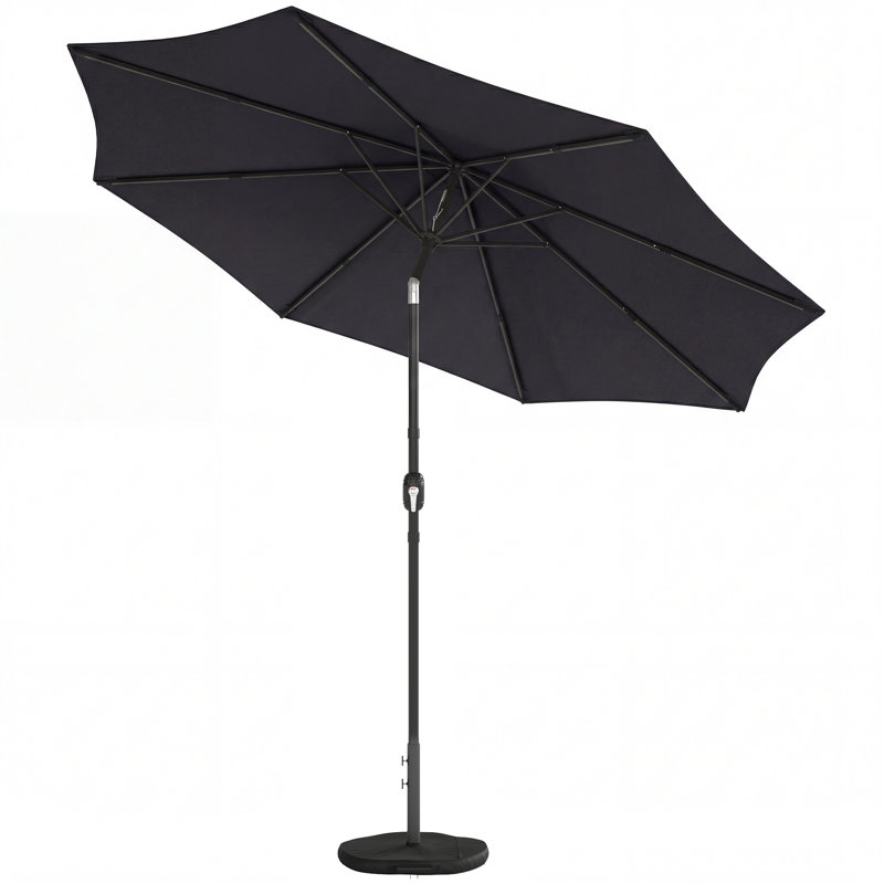 267cm Market Parasol, Black