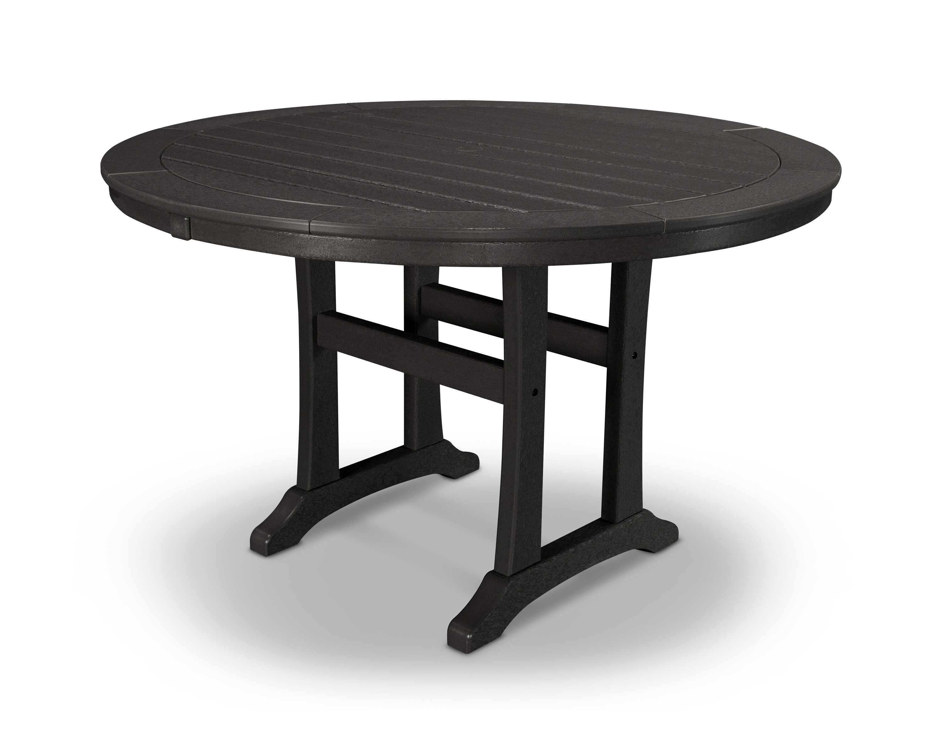 Round plastic discount outdoor dining table